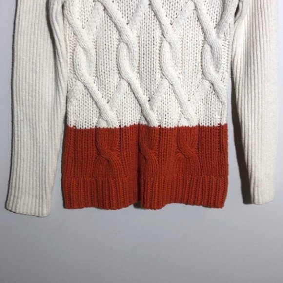 Michael Michael Kors Cable Knit Sweater, Two-Tone - Picture 4 of 8